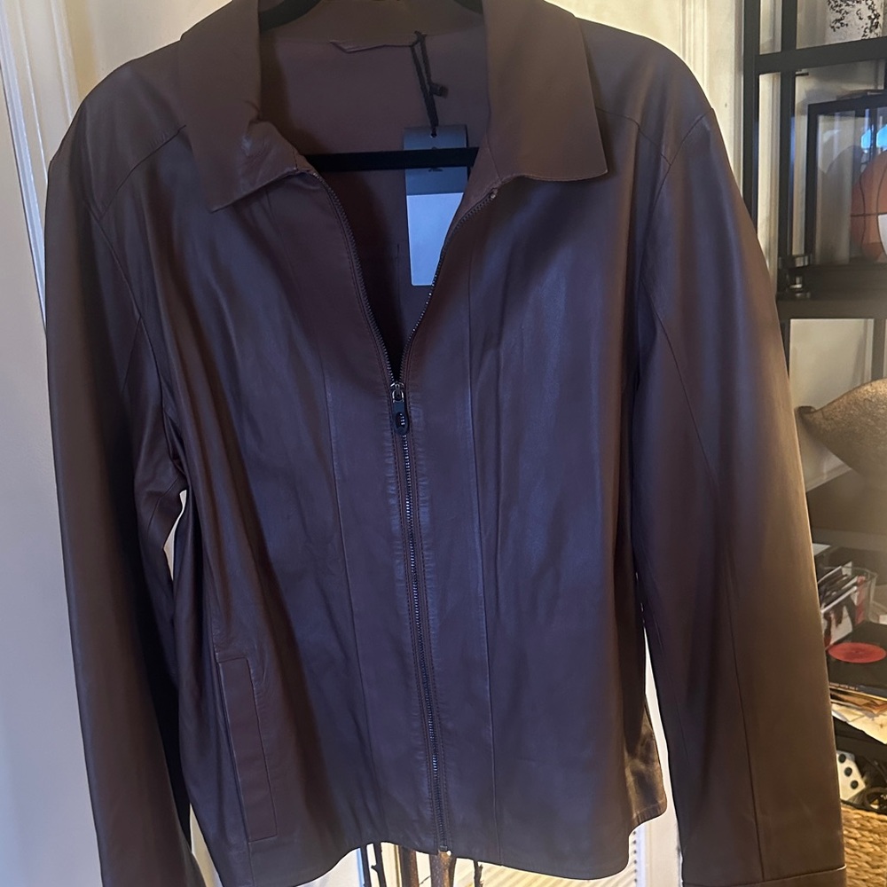 Men's Premium Brown Leather Jacket